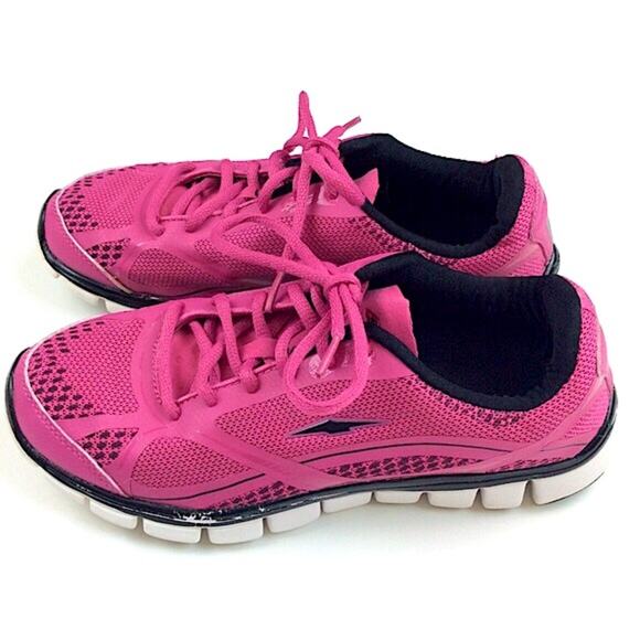Avia Sneakers Barbie Pink Black Size 7 Running Walking - Picture 1 of 8